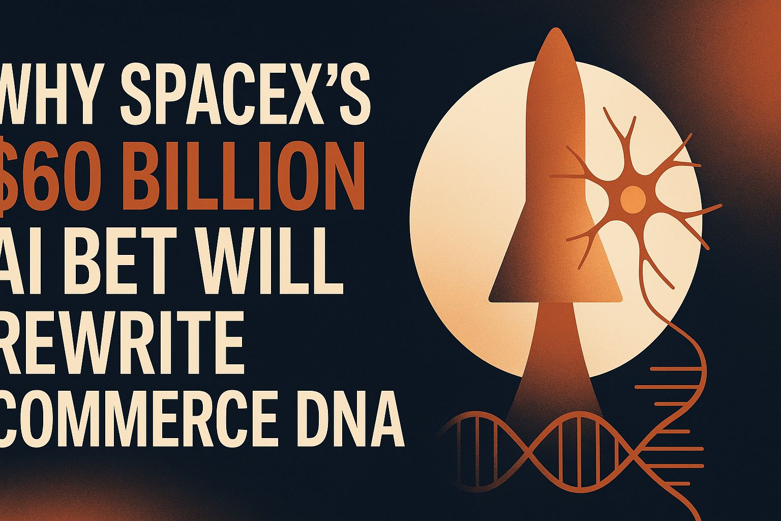 Pourquoi le pari de 60 milliards de dollars de SpaceX en IA va réécrire l'ADN du commerce