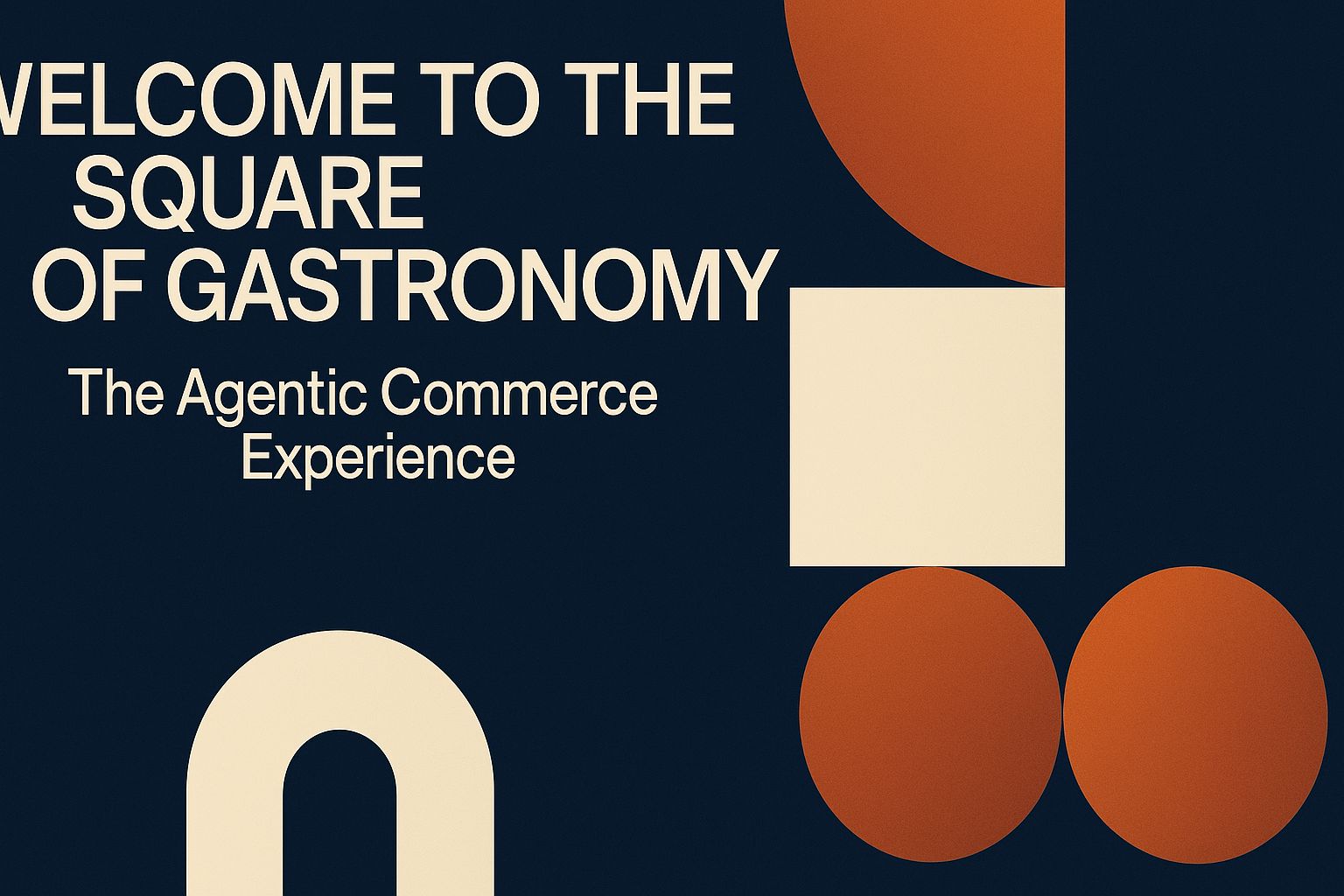 Bienvenue sur la Place de la Gastronomie : L'Expérience du Commerce Agentique